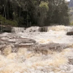 Cascata no fim do trecho do rio Funis, no Vale do Pati, Parque Nacional da Chapada Diamantina