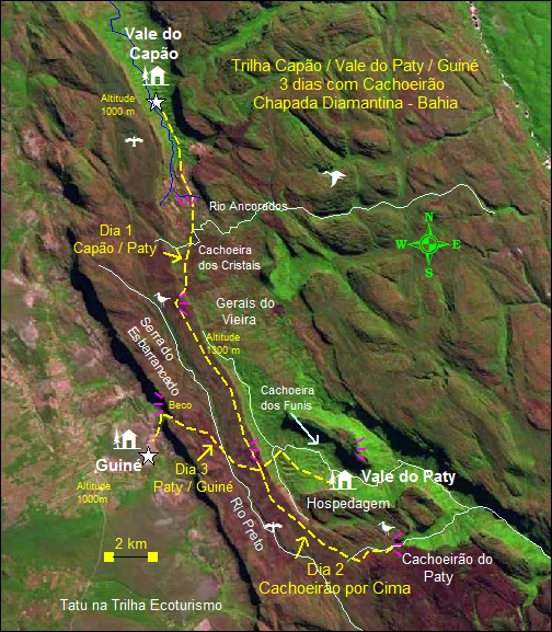 mapa vale do pati